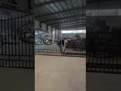 고품질 게이트 튜버 스틸 울타리 단순하고 우아한 2m * 1.8m 게이트