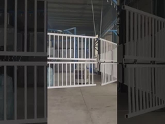 유럽 디자인 10FT 튜버 스틸 게이트 사용자 정의 장식 철 울타리