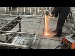 유럽 삼각형 굽는 용접 철망 울타리 1.8m BRC Mesh 울타리