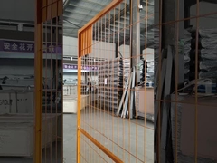 안전 녹색 PVC 임시 울타리 야외 가연 안전 울타리