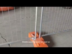 은색 흰색 망간 임시 울타리 농업 호주