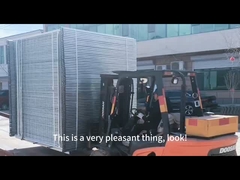 6x10ft 제거 가능한 은색 흰색 체인 링크 임시 울타리