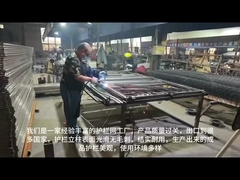 작업실 격리용 PVC 코팅 용접 된 둘레 금속 강철 울타리