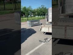 1.2*2M 스테인리스 스틸 304 임시 군중 통제 바리케이드