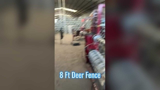강한 사슴 울타리 8피트 높이 아연 도금 철망