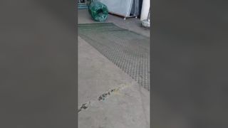 보안을 위한 내구성 있는 아연 도금 강철 체인 링크 울타리