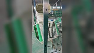 V 모양의 3D 보안 울타리 내구성 정원 펜싱