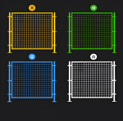 1.5M High Metal Wire Mesh Fencing Workshop Isolation Net Perforated