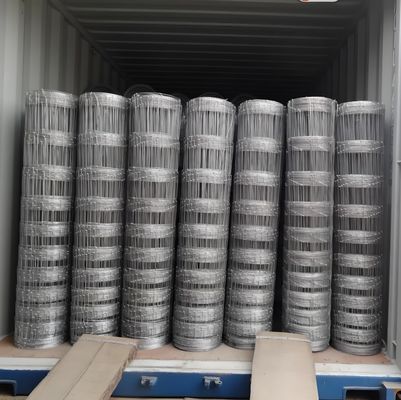 Highly-Durable Heavy Duty Galvanized Tensile and Corral Wire Woven Field Cattle Fence Roll for Long-Lasting Performance
