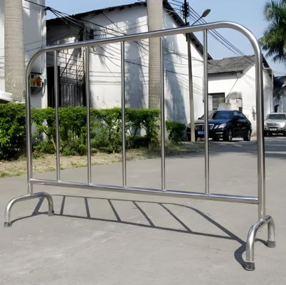 1.1M*2.2M SS304 Crowd Control Pedestrian Barrier Steel Safety Fence