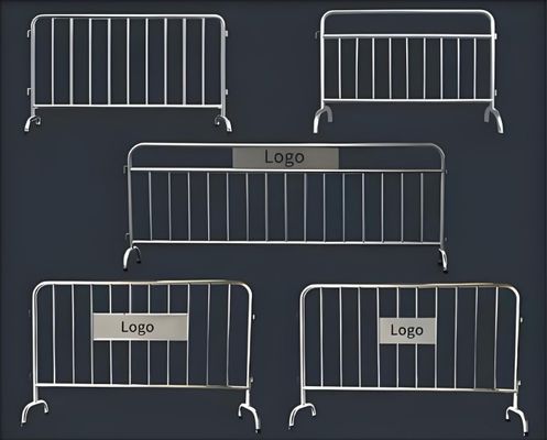 1.1M*2.2M SS304 Crowd Control Pedestrian Barrier Steel Safety Fence