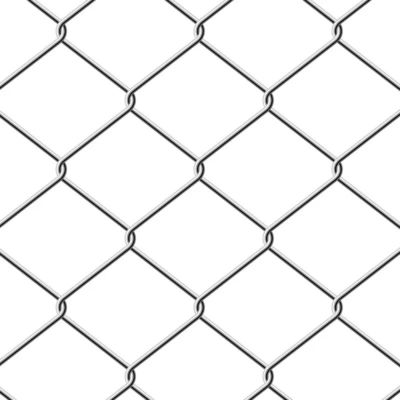 High Strength Galvanized Powder Coated Chain Link Fencing For Construction Garden Sports