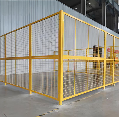 2 Meters High Powder Coating Warehouse Partition Metal Wire Mesh Fence