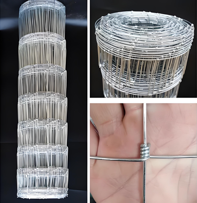 2.5mm 고력 철 가축 울타리 고정 매듭과 가축과 양을위한 뜨거운 담긴
