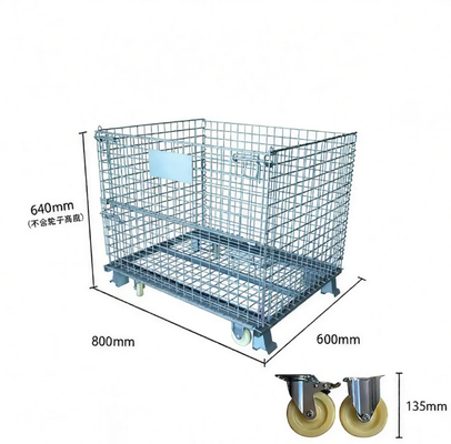 용접된 철망사 보관 케이지 50x100mm 메쉬 개방 50x50mm 조리개 5.0mm 격자 크기