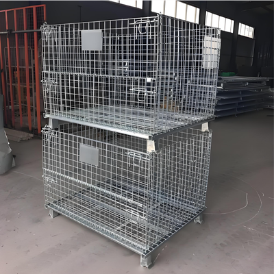 5.8mm Wire Gauge 1500kg Load Capacity Wire Storage Cage with 1000x200x840mm External Dimension